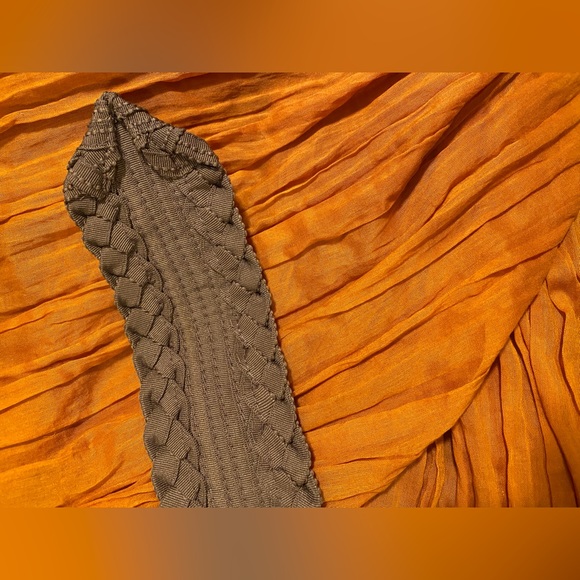 Buji Baja unusual tan fabric belt made from ribbons - Picture 4 of 10